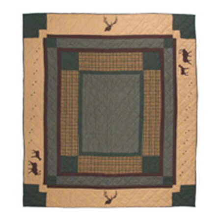 Elk Trail- Quilt Queen 85 X 95 In.